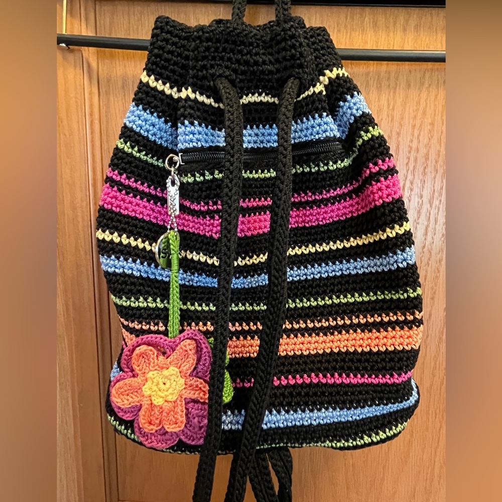 The Sak - Backpack style handbag - Black Multi Stripe